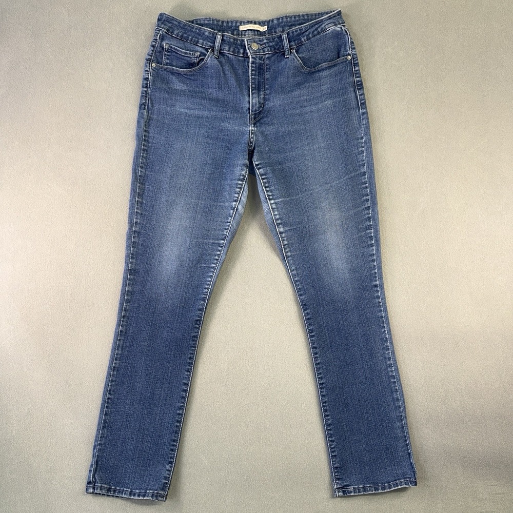 Women's Levi's Classic Mid Rise Skinny‎ Stretch Denim Jeans Blue Size 33x30